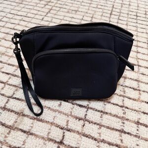 Freshly Picked Black Belt Bag with Detachable Wrist Strap